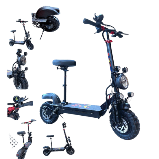 صورة سكوتر الوحش 5 كشافات 48 فولت